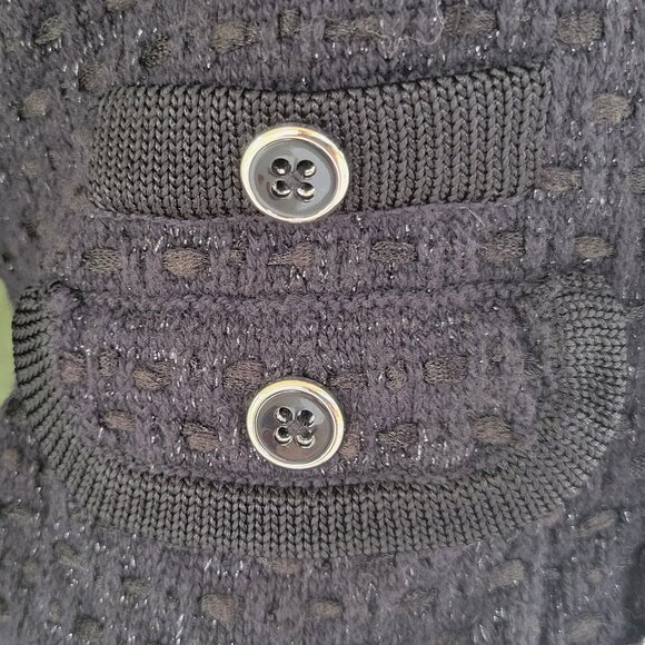 WHITE HOUSE BLACK MARKET Boucle Knit Cardigan Jacket XS - Picture 2 of 5